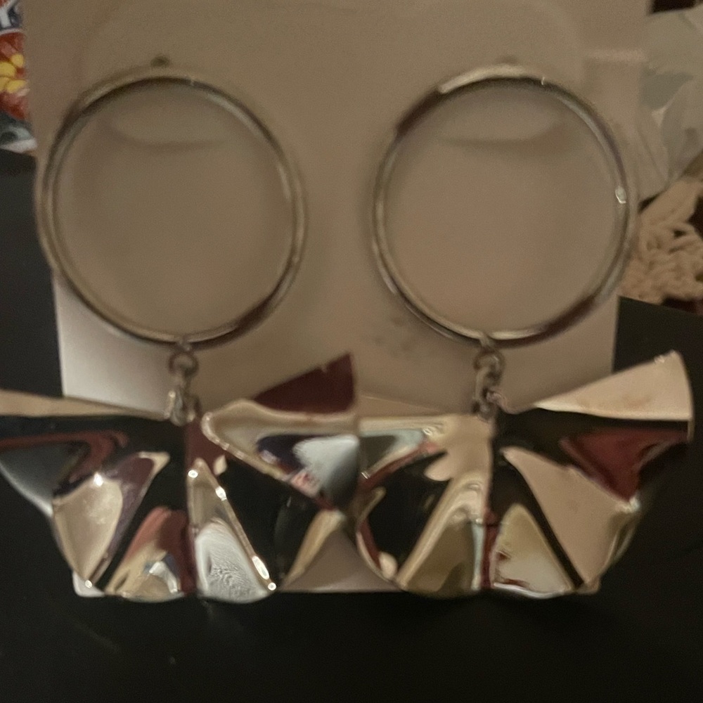 Silvertone Earrings